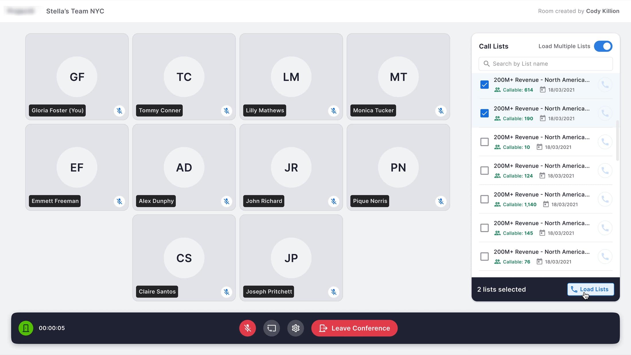 Native multi-list loader inside the team room, replacing the old CallBlitz handoff and collapsing setup from 22 clicks to 3.